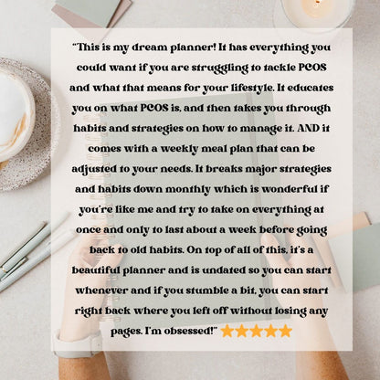 Nourish Naturally PCOS Planner